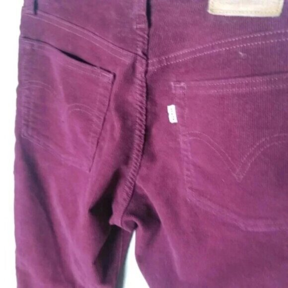 Levi's Wedgie Straight Leg Cord Potent Corduroy 26 - Picture 8 of 16